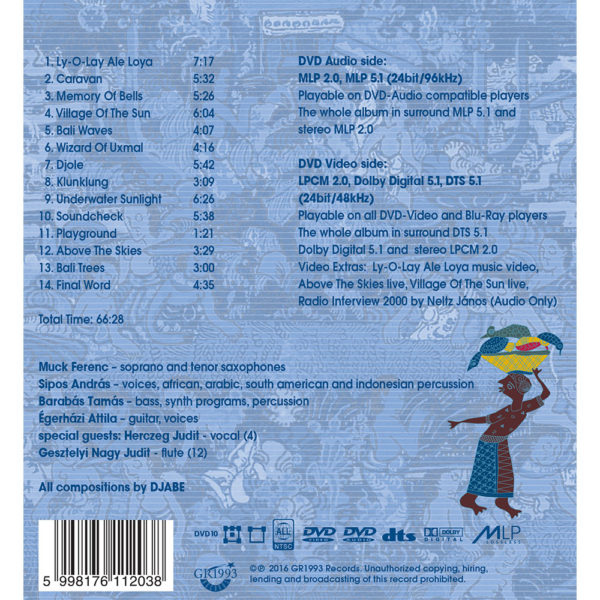 Djabe – Ly-O-Lay Ale Loya (DVD-Audio 5.1) back cover