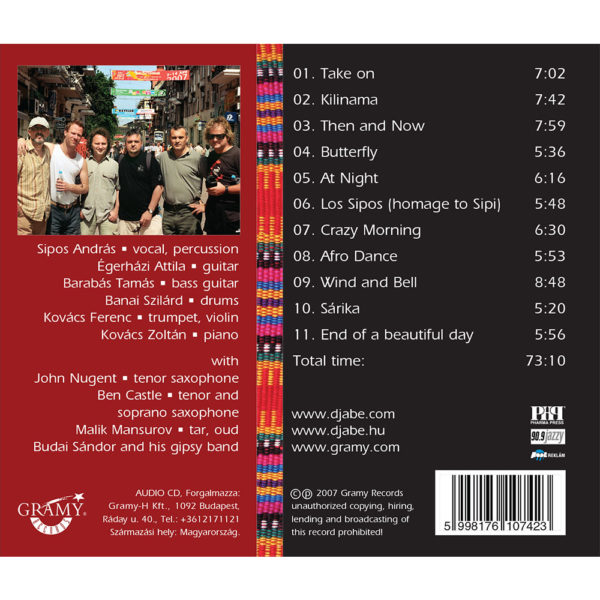 Djabe – Take On (CD) back cover